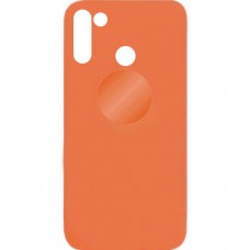 Capa para Motorola Moto G8 Power - Emborrachada Premium com PopSocket Salmão Escuro